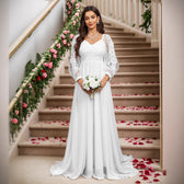 Lace Long Sleeve Dress Jumpsuit Lace Cocktail Wedding Dress - View 5