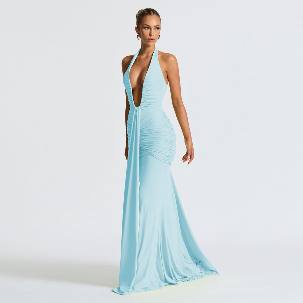 Aster Maxi Dress - Blue