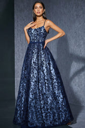 Ari Blue Strapless Mesh Maxi Dress - View 4