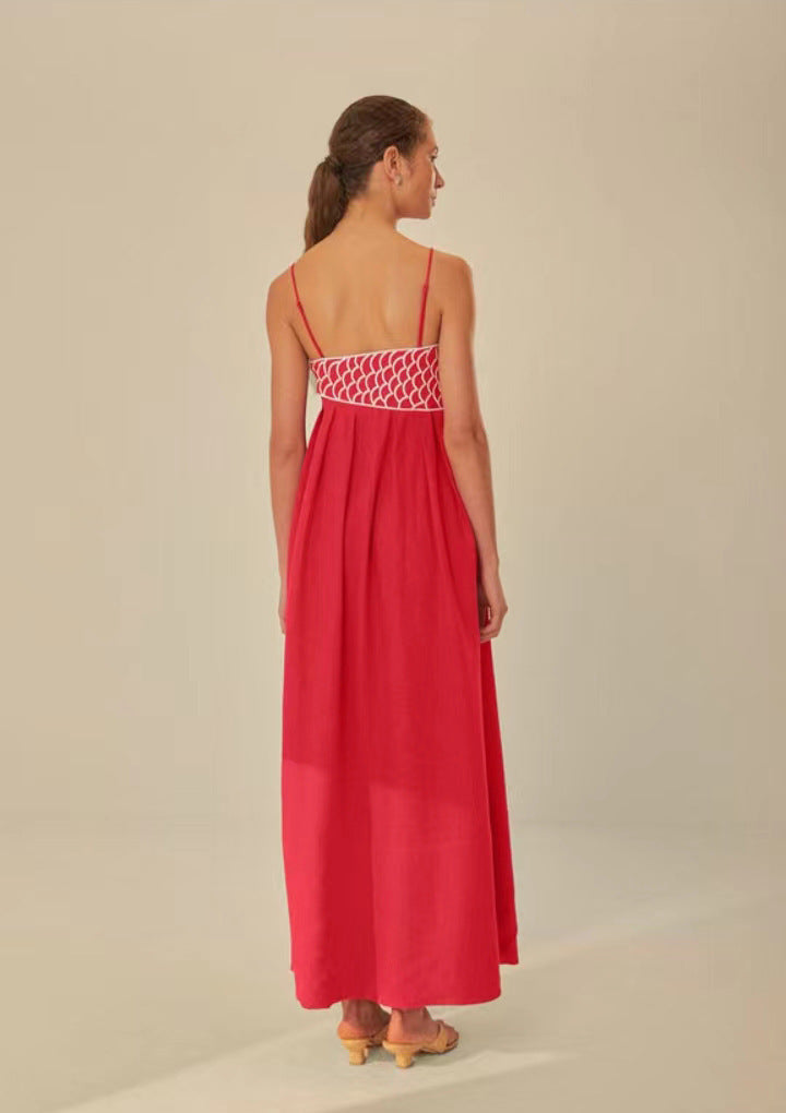 Valentina Maxi Dress - Red