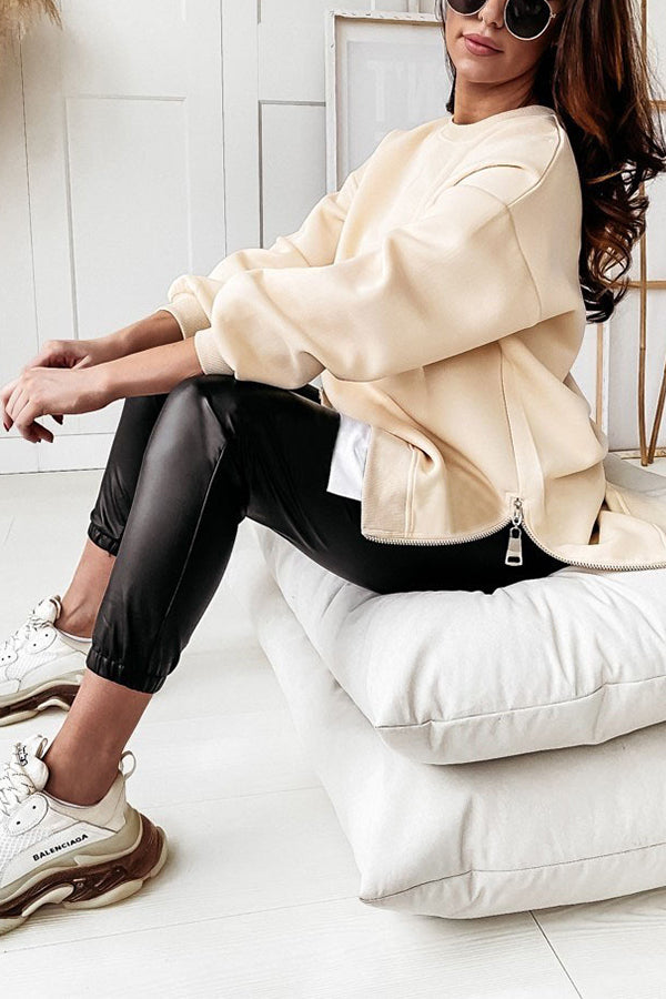 Elite Season Side Zipper Sweatshirt