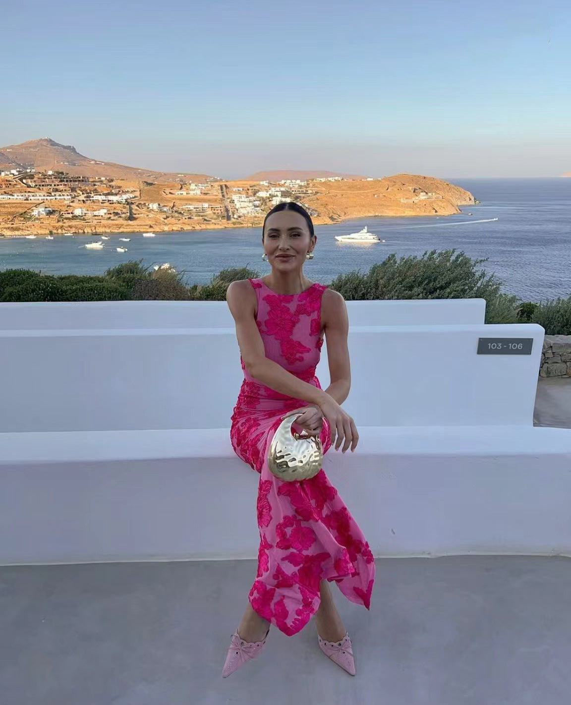 Morganite Maxi Dress Pink