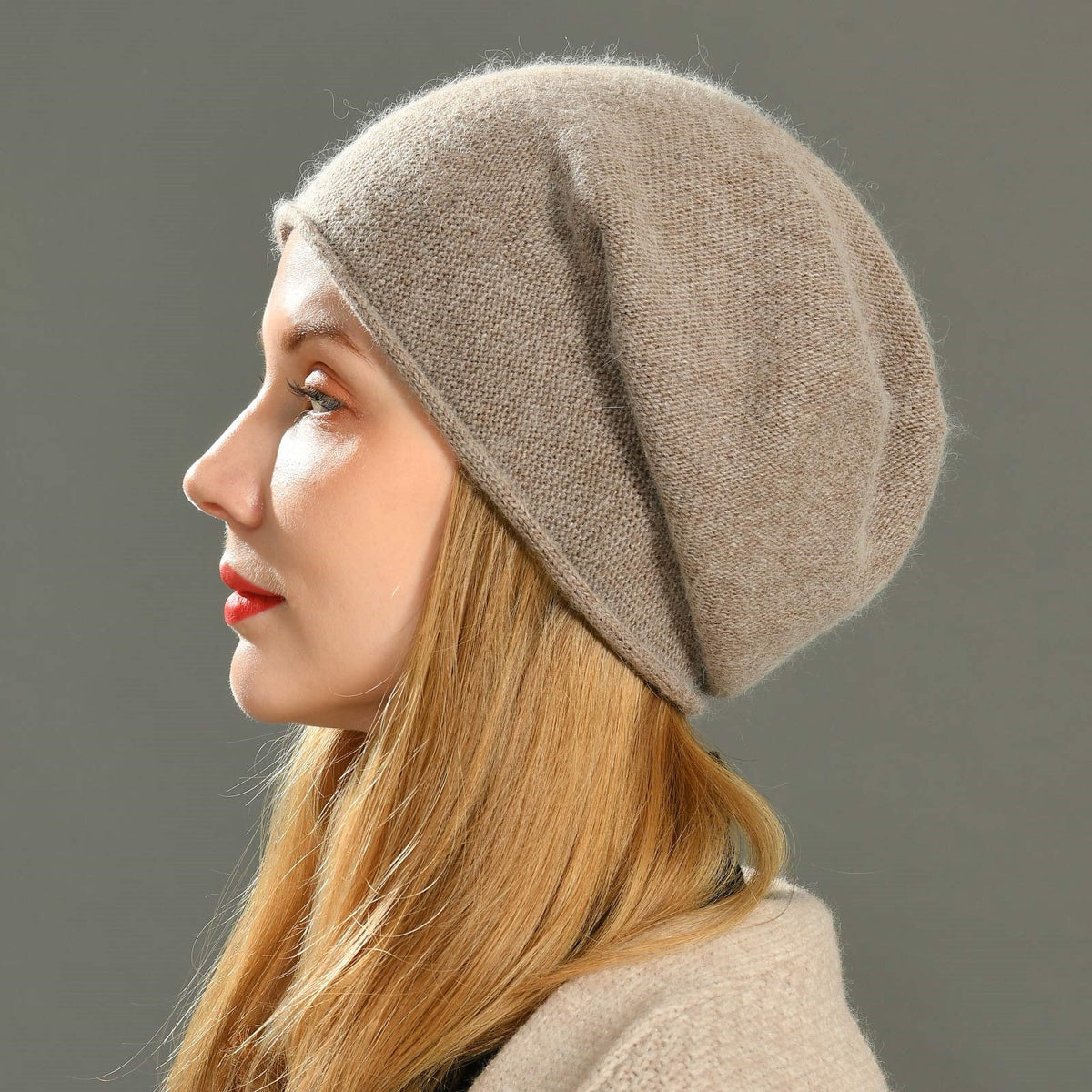 Slouchy Ribbed Knit Beanie