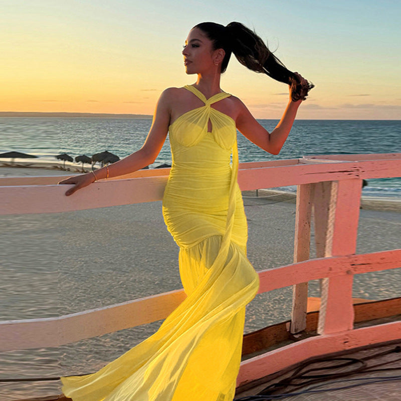 Canaria Maxi Dress - Yellow