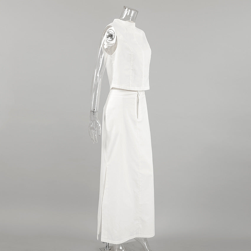 Garner Co-Ord Set - White