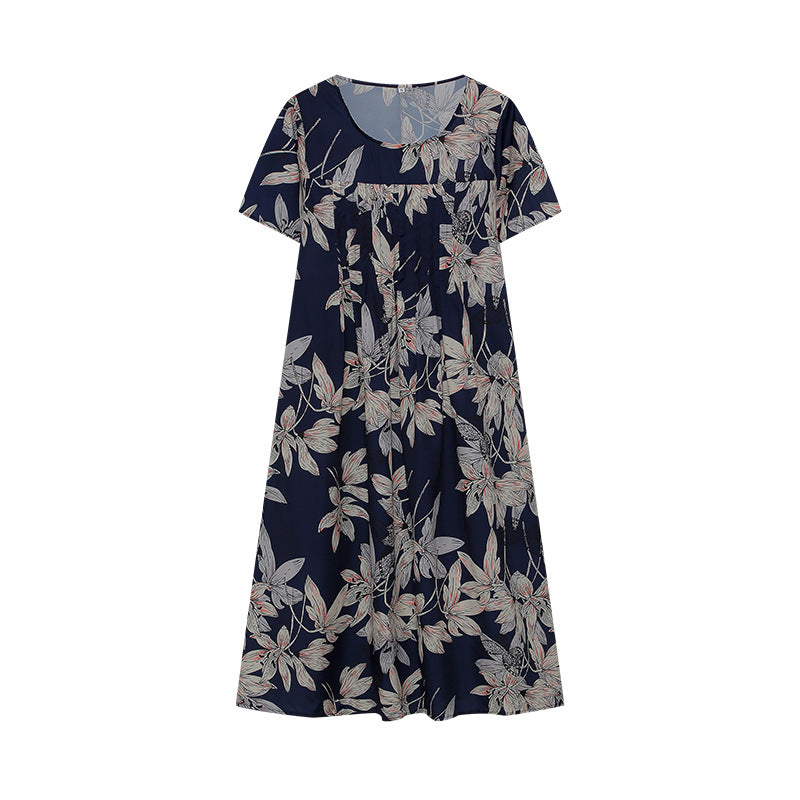 Jenni Statement Women's Bloom Midi Dress with Pleated Design Boutique Collection