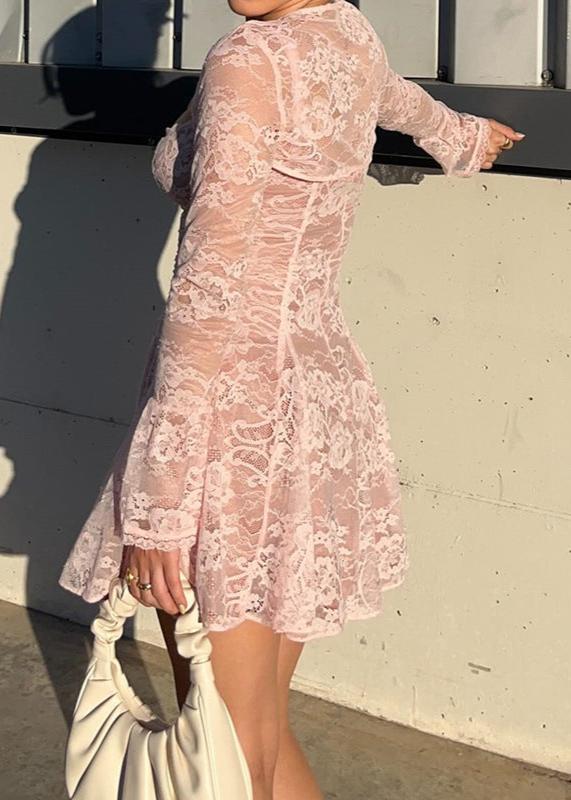 Seraphina Lace Mini Dress - View 6