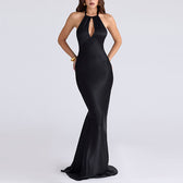 Satin Maxi Dress