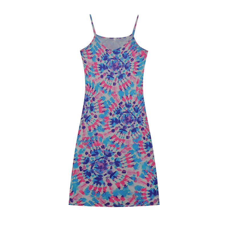 Marina Statement Women's Floral a Line Slip Dress Designer Edit