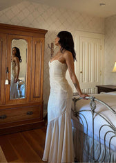 Seraphina - Lace Mermaid Evening Gown - View 4