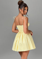 Soleil Lace-Up Mini Dress - View 4