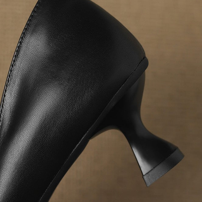 Pointed Toe Kitten Heel Pumps