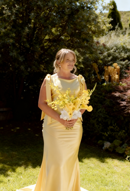 Classy Spaghetti Straps Satin Mermaid Formal Bridesmaid Dress D1112