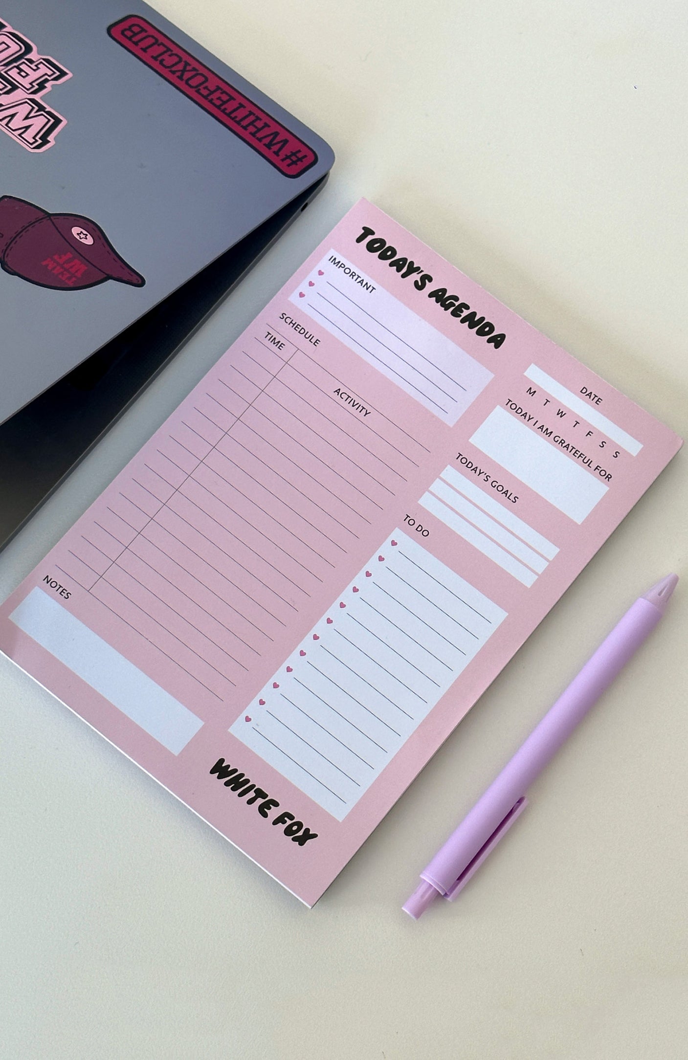 Organised Girly A5 Daily Planner Pink
