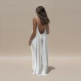 Spaghetti Strap Loose Fit Maxi Dress 7