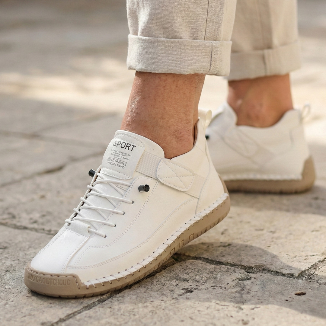 Lace Up Strap High Top Sneakers