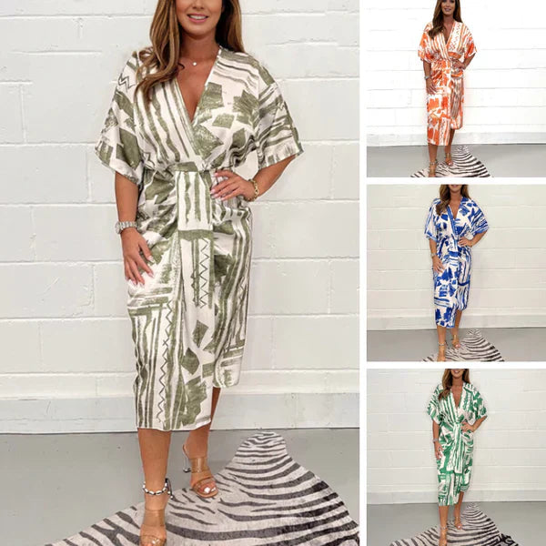 Aesthetic Nadia Chic Midi Dress Boutique Collection