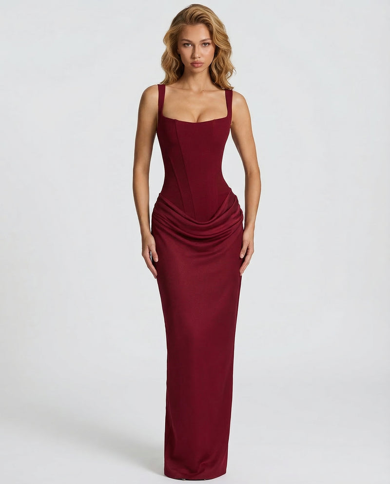 Nadia | Corset Maxi Dress