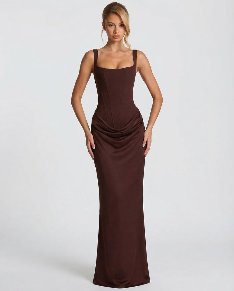 Nadia | Corset Maxi Dress