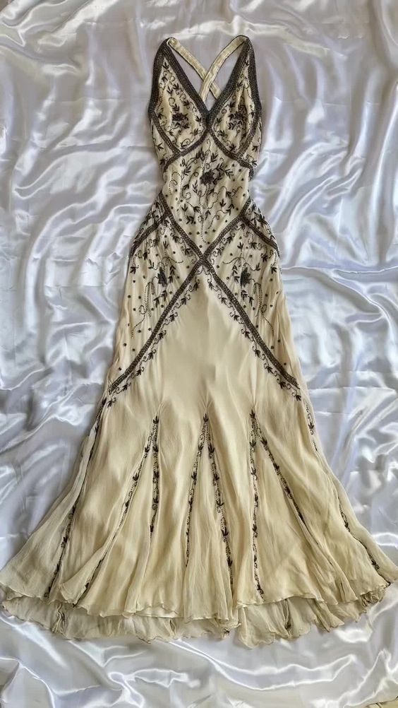 Luxury Champagne Mermaid Beaded Long Prom Dress Evening Dress cc1959