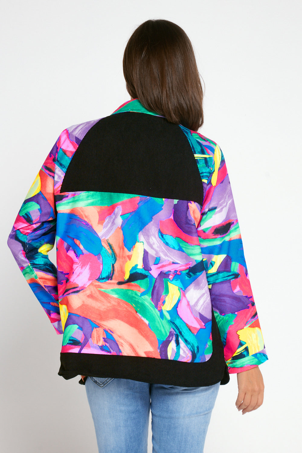 Phoenix Corduroy Jacket - Rainbow Swirl