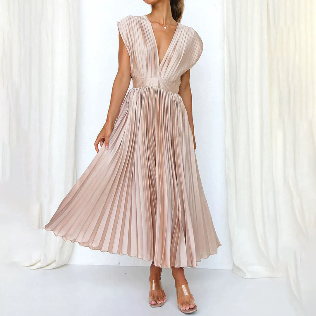Alexia | Elegant Dress Champagne