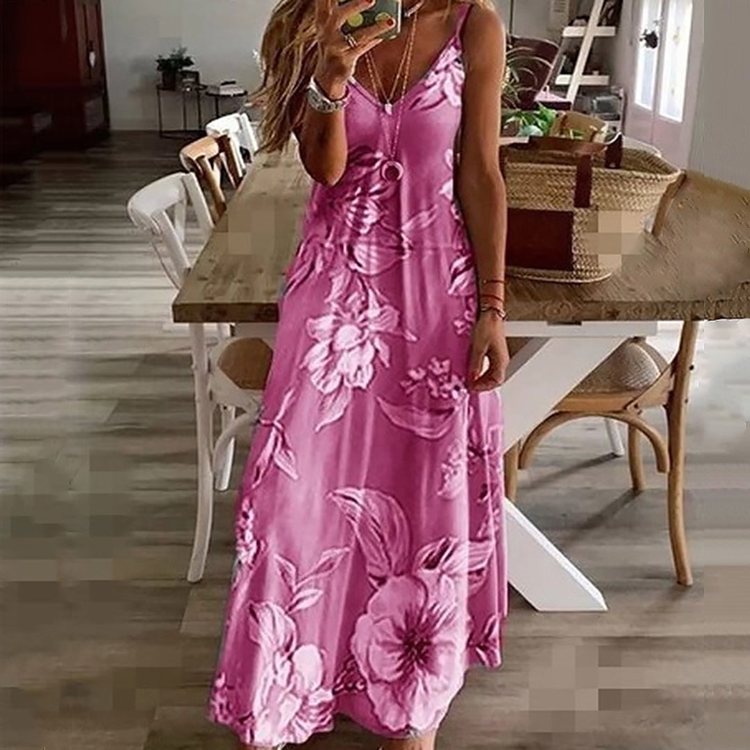 Zenaida Timeless Sleeveless Floral Dress Designer Edit