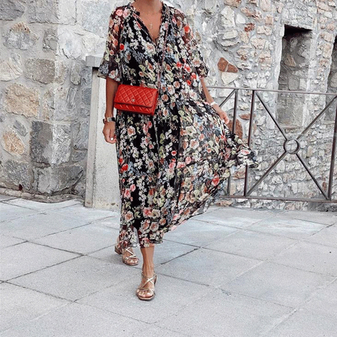 Noreen Elegant Long Dress for Women Easy Wear Style