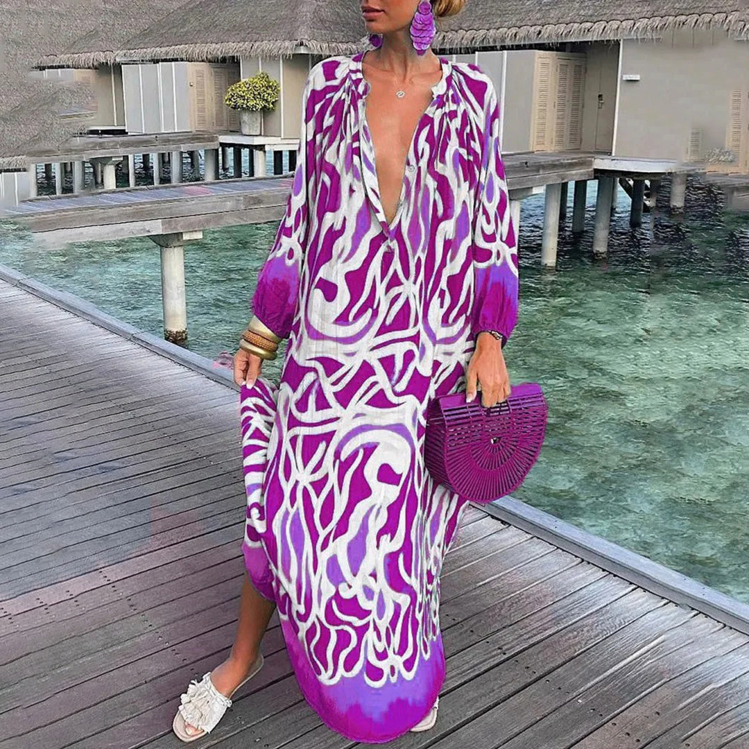 Adela Effortless Stylish Boho Dress Elevated Occasion Wear