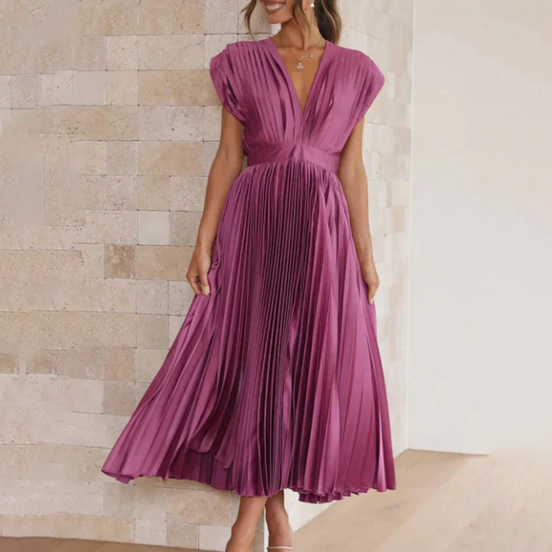 Alexia | Elegant Dress Plum