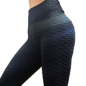 Push Up Woman Tights Workout Leggings Black 01 / S
