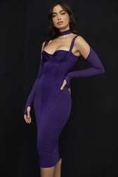 Corset Midi Dress - Dress In Beauty