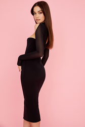 Milarose Mesh Tunic Midi Dress 5
