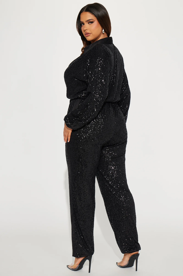 Only Your Sparkle Sequin Jumpsuit