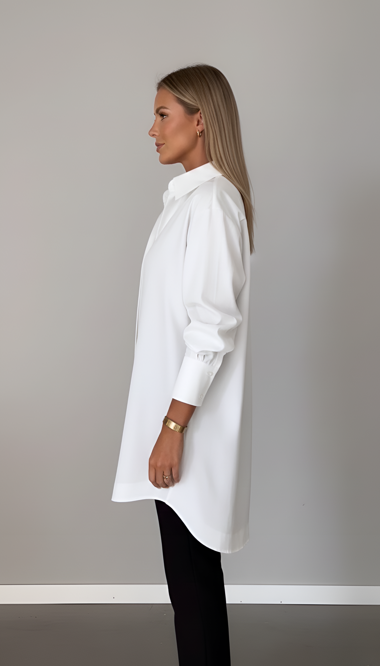 Relaxed Classic Cotton Shirt - Breathable Fabric & Timeless Fit