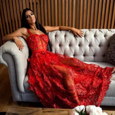 Backless Lace Dress