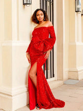 Sequin Maxi Dress
