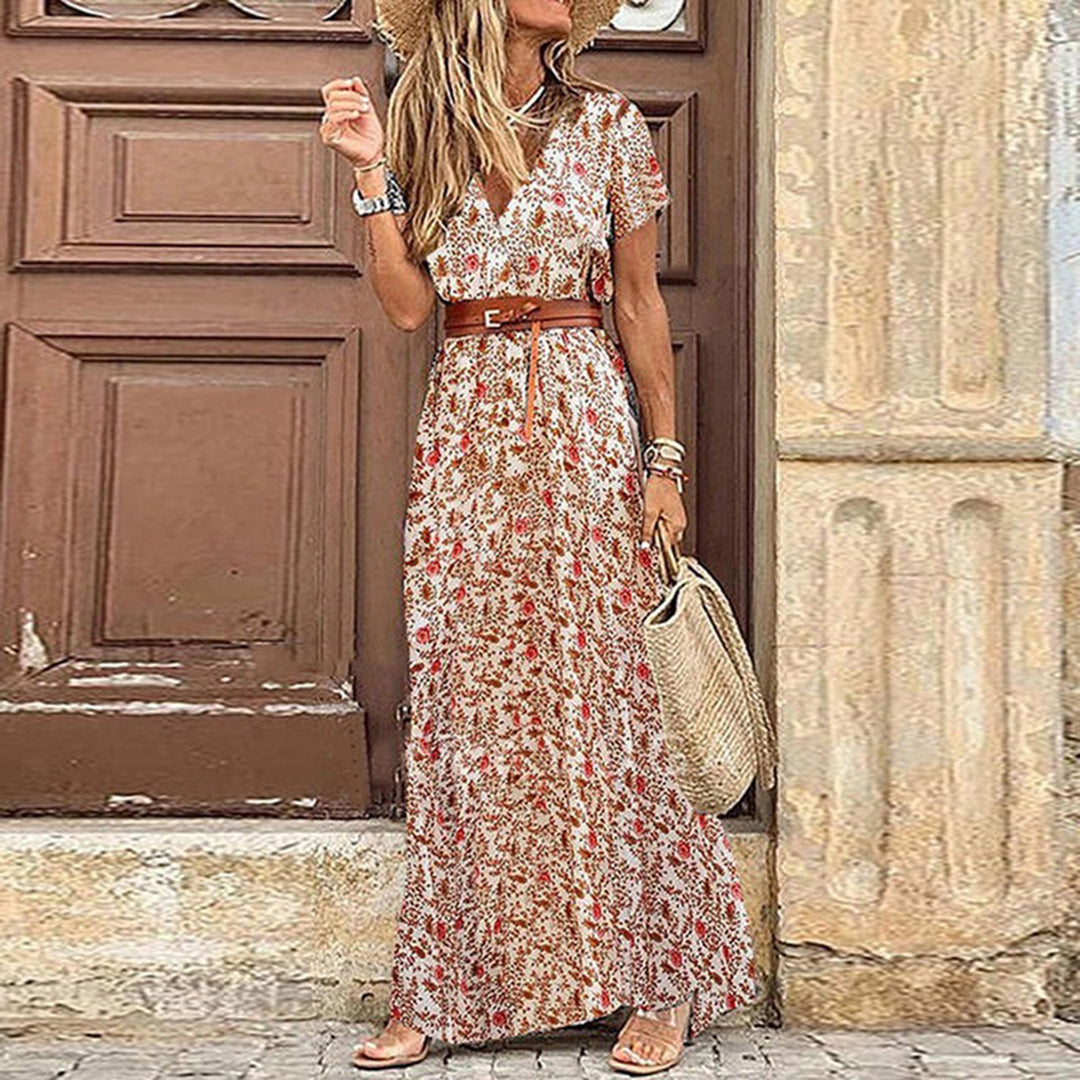 Nascira Stylish and Elegant Boho Dress for Women Feminine Flowy Style