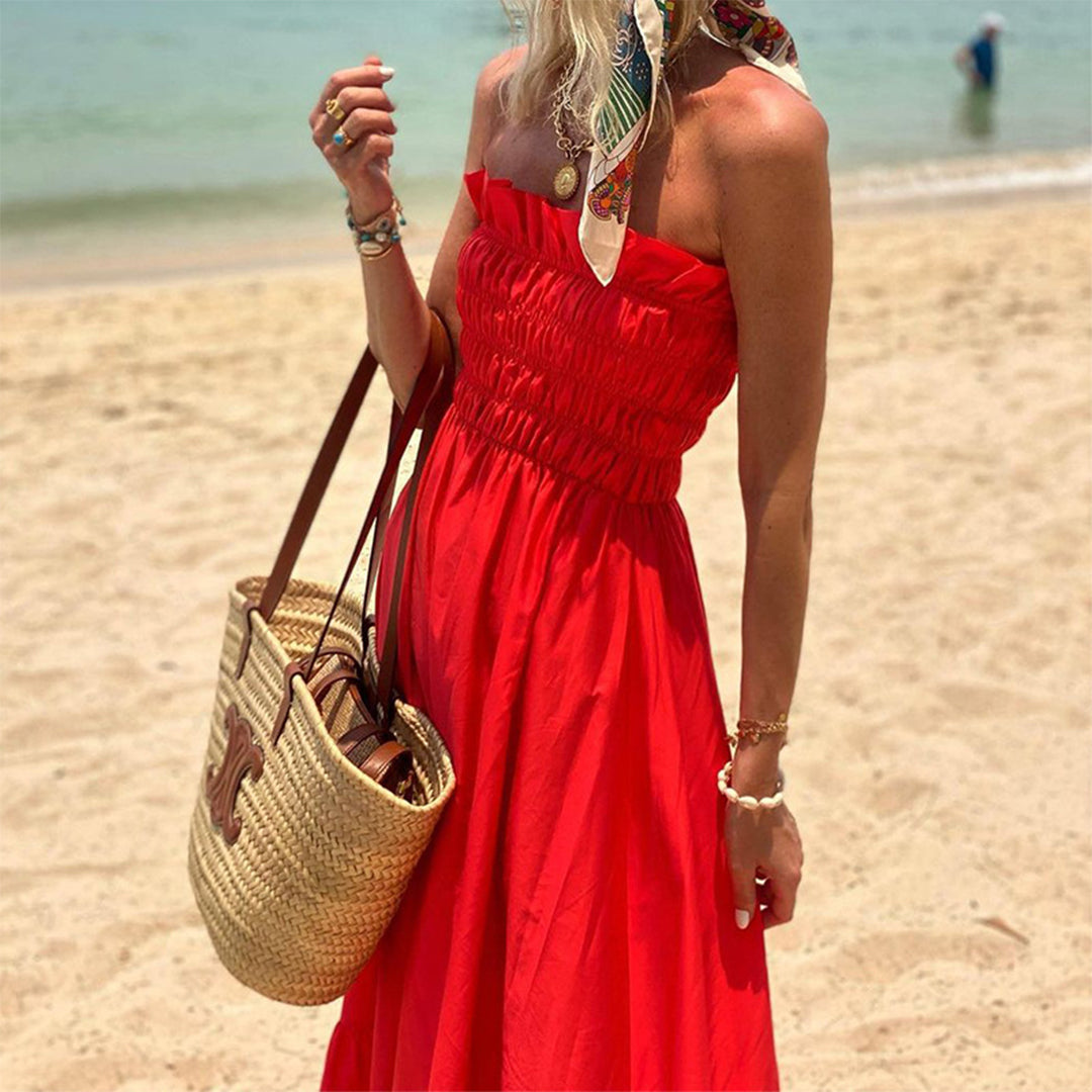 Nova Maxi Dress with Tube Top for Women Sophisticated Look