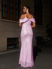 Reiko Sequin Mesh Maxi Dress 3