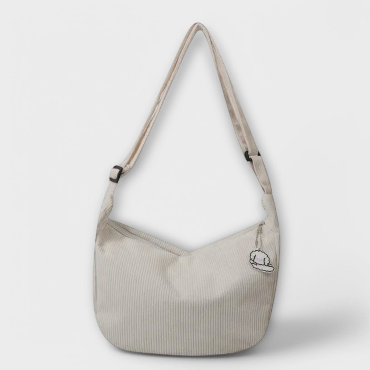 Corduroy Adjustable Strap Crossbody Bag