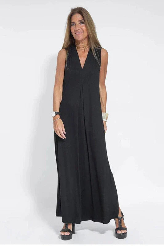 Sleeveless Maxi Dress and Duster Cardigan Two Piece Set 2