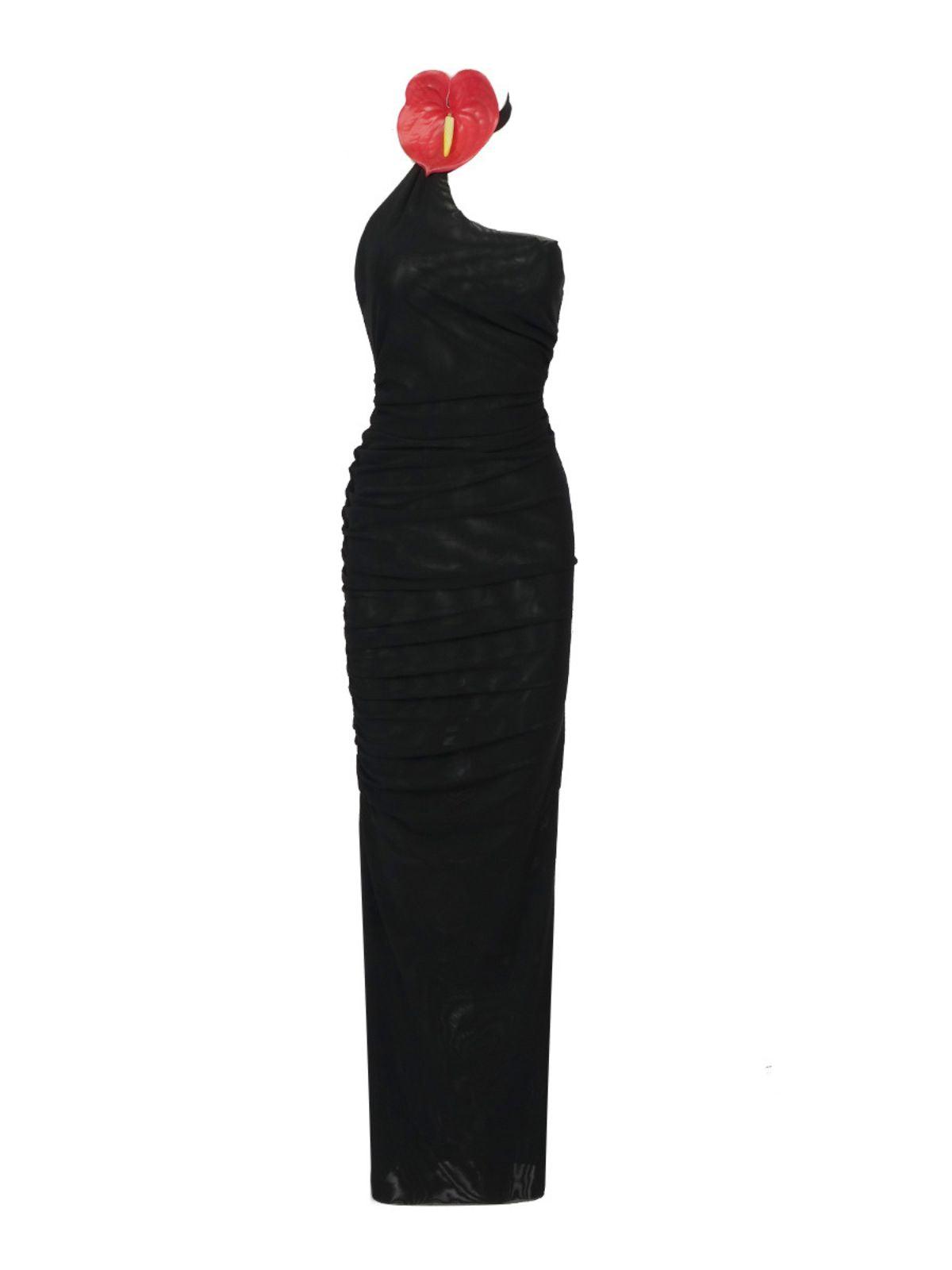 Ruby Halterneck Mesh Maxi Dress 6
