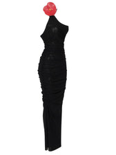 Ruby Halterneck Mesh Maxi Dress 7