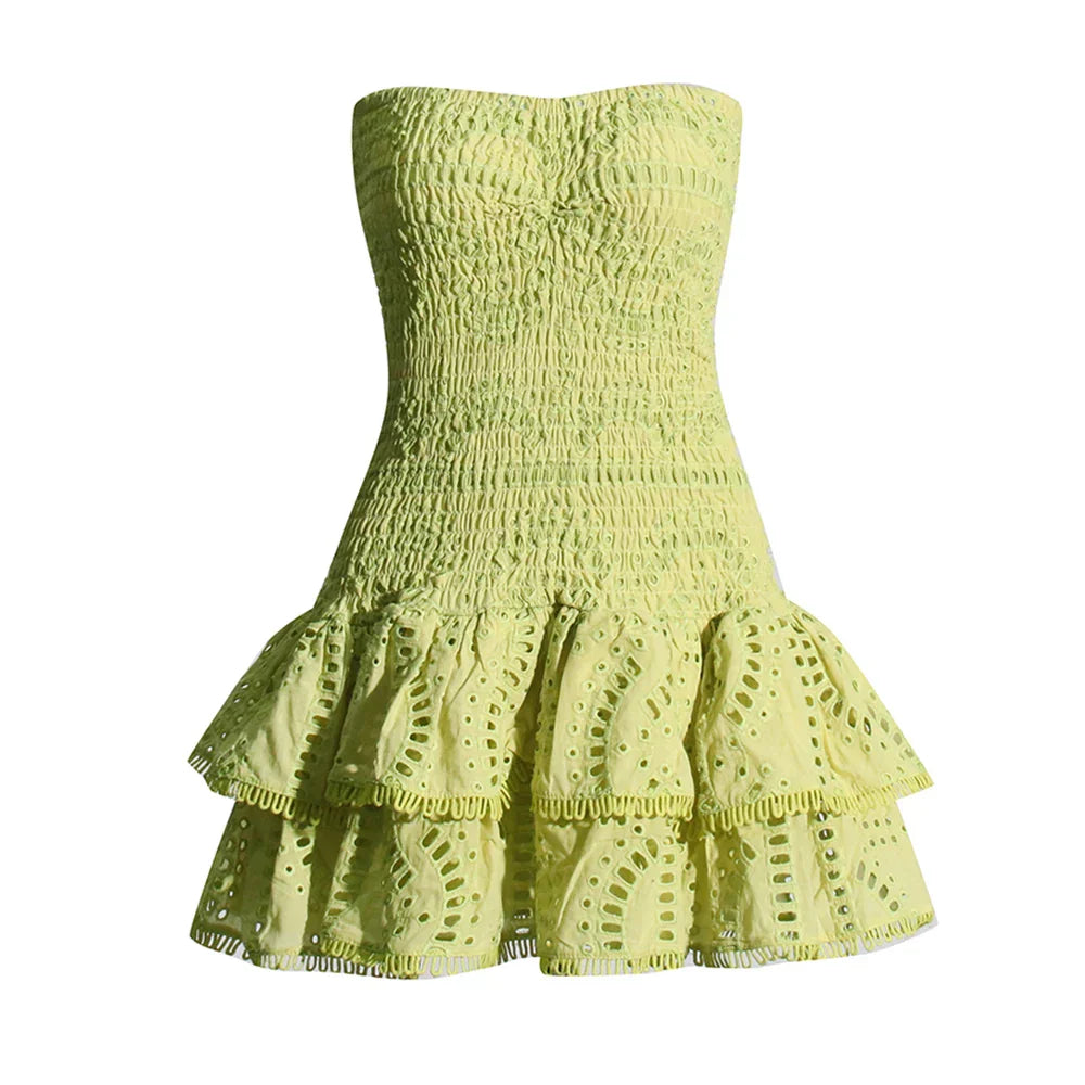 MALINA MINI DRESS Green