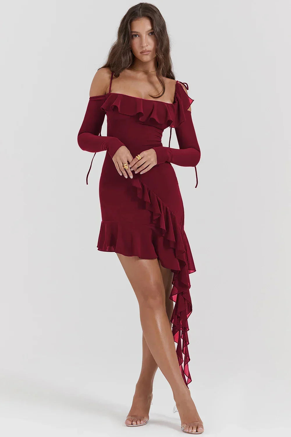 Ruched Mini Dress