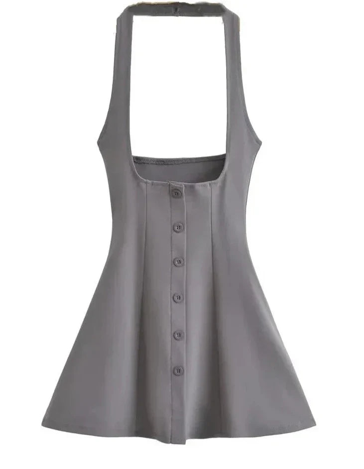 TITA MINI DRESS Grey
