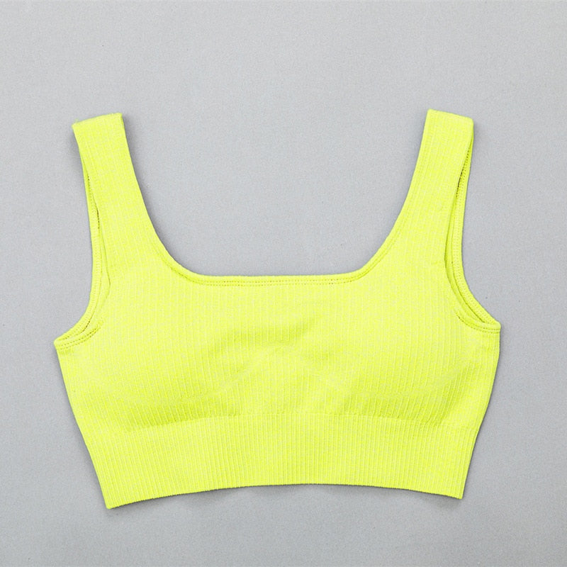 Mojoyce Solid Ribbed Yoga Pants Leggings Women Seamless Sport Leggings Gym Clothing Fitness High Waist Push Up Workout Tights Pants