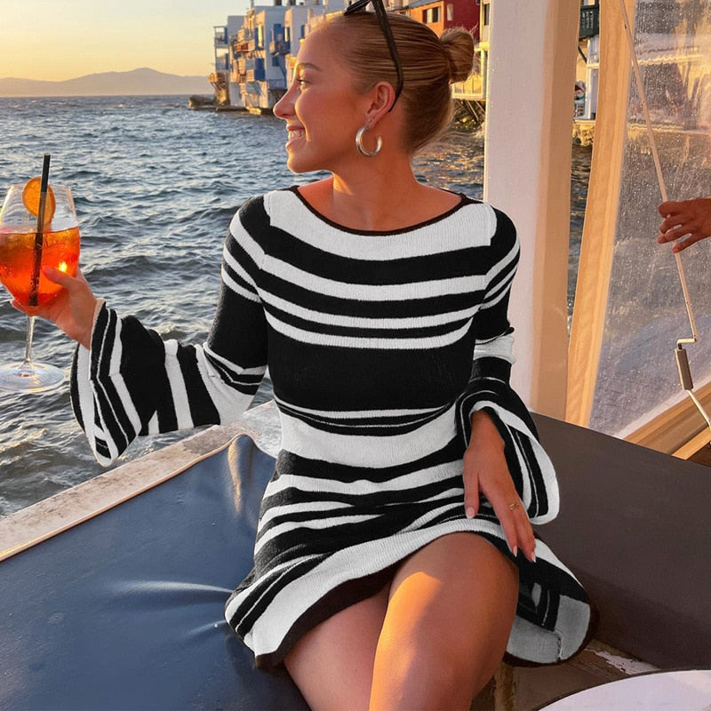 Backless Mini Dress