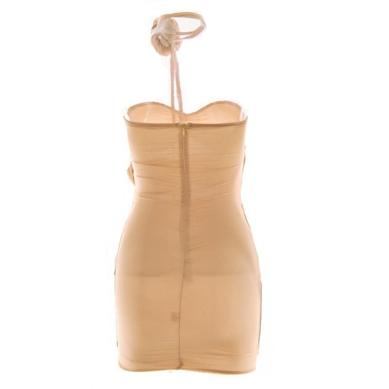Giving All Of Me Cut Out Mesh Mini Dress 8